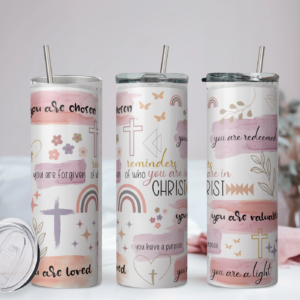 Christian Bible Verse Affirmations Tumbler